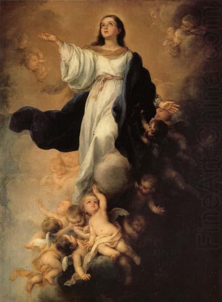 The Assumption of the Virgin, Bartolome Esteban Murillo